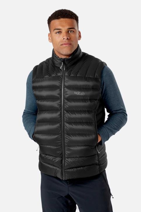 Chaleco Plumon Electron Pro Hombres Rab 0f8j832 Negro