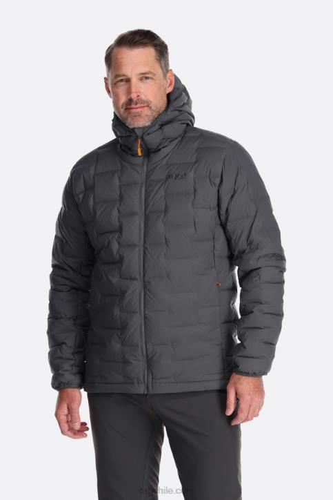 Chamarra Cubit Stretch Con Capucha Hombres Rab 0f8j864 Grafeno