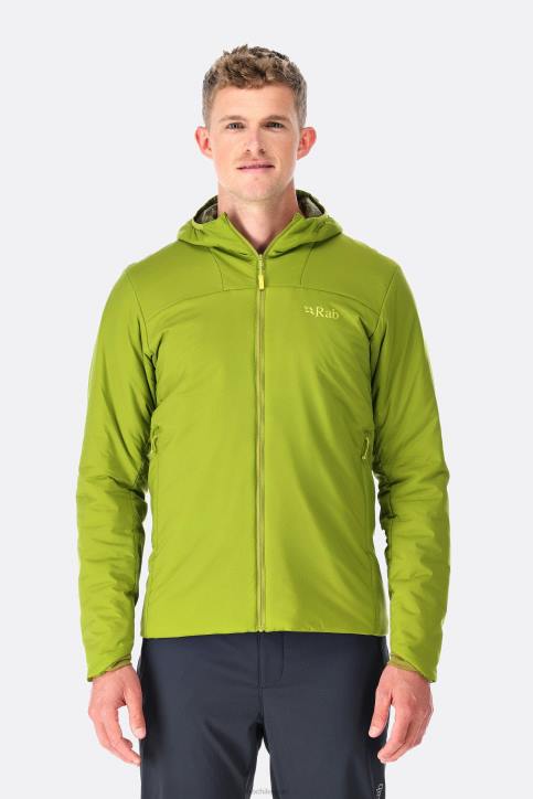 Chaqueta Ligera Llevar Alpina Xenair Hombres Rab 0f8j877 Verde álamo Temblón