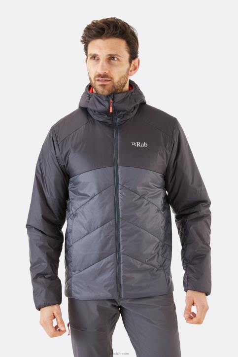 Chaqueta Con Aislamiento De Xenon 2.0 Hombres Rab 0f8j884 Antracita/grafeno