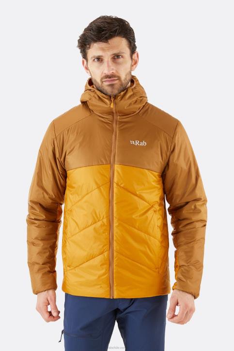 Chaqueta Con Aislamiento De Xenón 2.0 Hombres Rab 0f8j886 Caramelo/butternut Oscuro