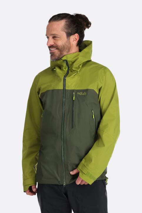 Chaqueta Latok Mountain Gore-tex Pro Hombres Rab 0f8j907 Verde álamo Temblón/ejército