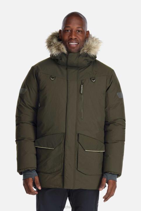 Parka De Plumón Arctus Hombres Rab 0f8j791 Ejército