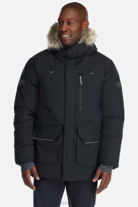 Parka Plumón Arctus Hombres Rab 0f8j792 Negro
