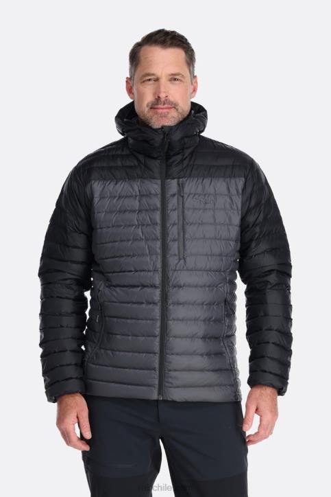 Plumífero Alpino Ultraligero Hombres Rab 0f8j736 Negro/grafeno
