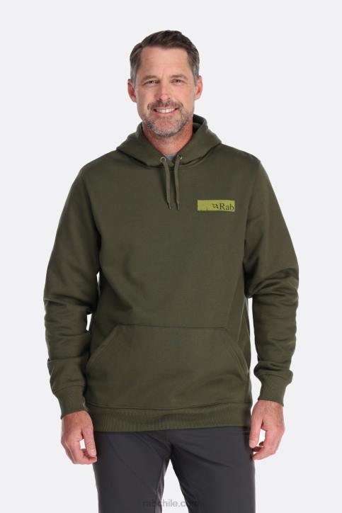 Sudadera Con Capucha De Viaje Hombres Rab 0f8j964 Ejército