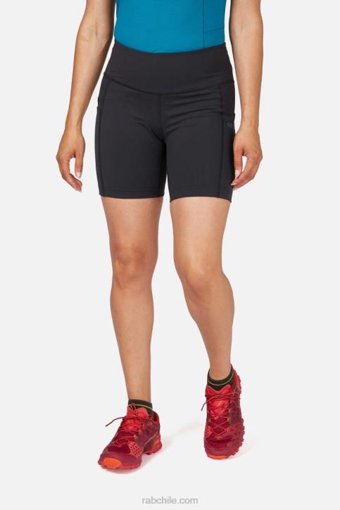 Pantalones Cortos Talus Ajustados Mujer Rab 0f8j491 Negro