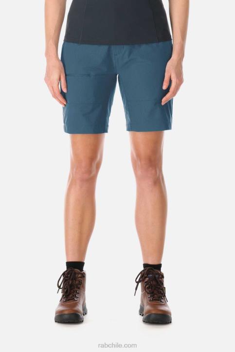 Shorts De Montaña Torque Mujer Rab 0f8j486 Azul Orión