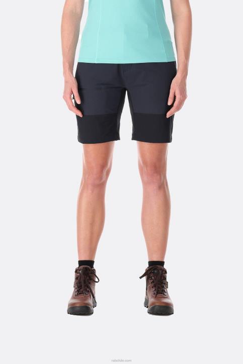 Shorts De Montaña Torque Mujer Rab 0f8j487 Beluga/negro
