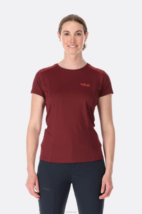 Camiseta De Fuerza Mujer Rab 0f8j265 Brezo Profundo