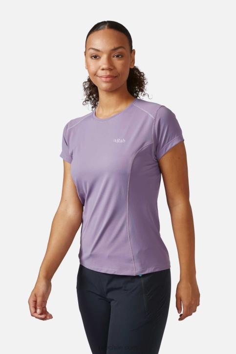 Camiseta De Fuerza Mujer Rab 0f8j268 Salvia Púrpura