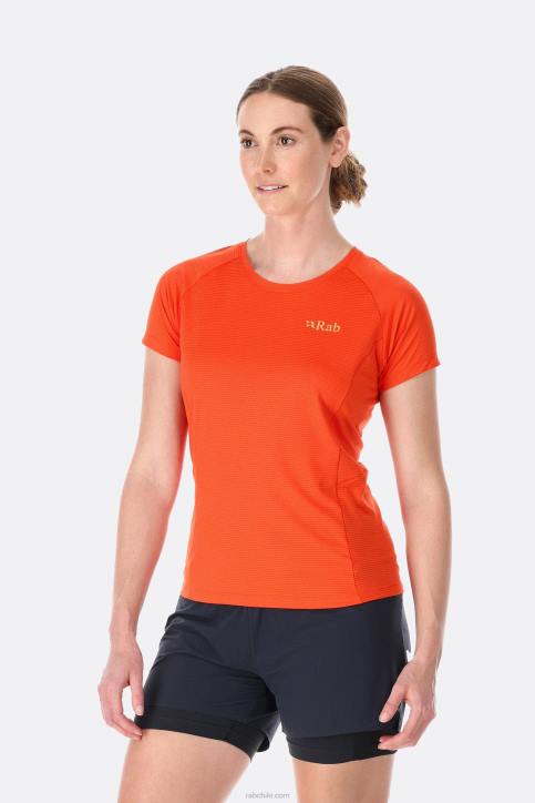 Camiseta Sónica Mujer Rab 0f8j282 Pomelo Rojo