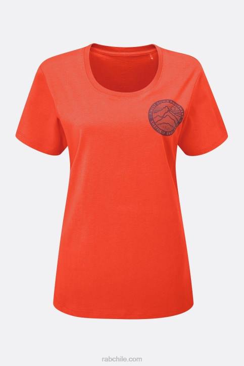Camiseta Stance 3 Picos Mujer Rab 0f8j395 Pomelo Rojo