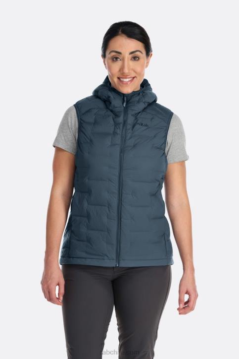 Chaleco Elástico De Codo Mujer Rab 0f8j138 Azul Orión