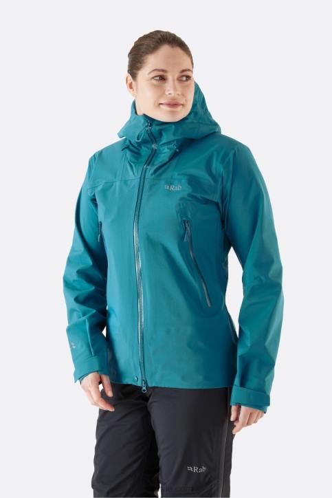 Chamarra Kangri Gore-tex Mujer Rab 0f8j181 Marina Azul