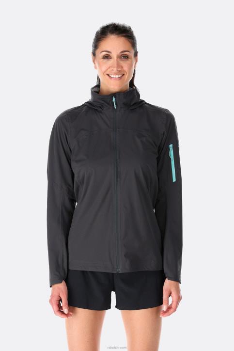 Chaqueta Cinética Ultra Impermeable Mujer Rab 0f8j211 Antracita