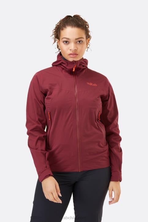Chaqueta Impermeable Cinética 2.0 Mujer Rab 0f8j205 Brezo Profundo