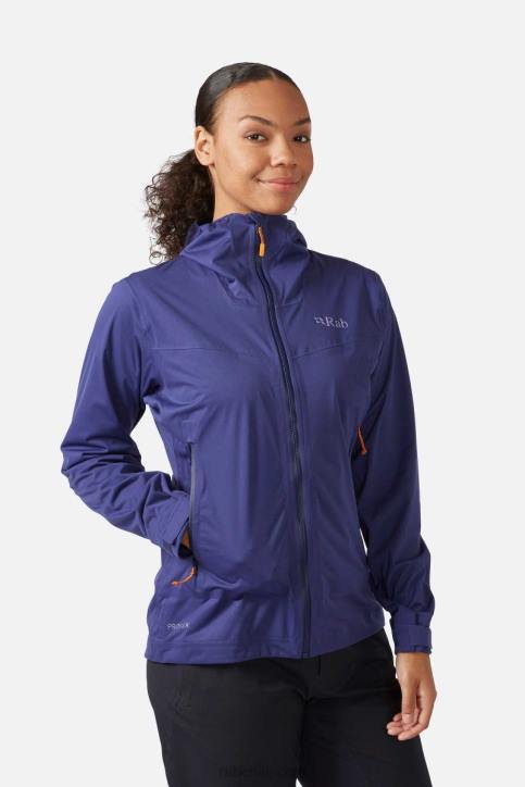 Chaqueta Impermeable Cinética 2.0 Mujer Rab 0f8j209 Patriota Azul