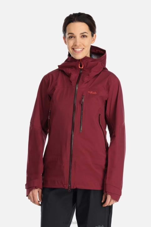 Chaqueta Impermeable Cortafuegos Mujer Rab 0f8j173 Brezo Profundo