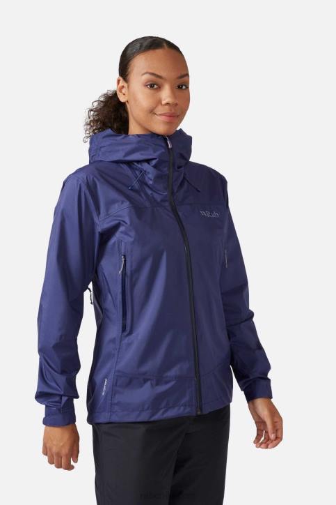 Chaqueta Impermeable Downpour Plus 2.0 Mujer Rab 0f8j166 Patriota Azul