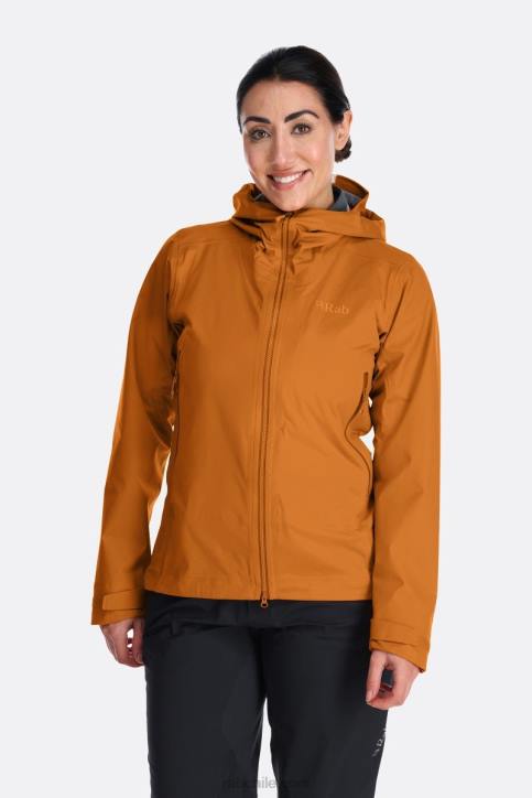 Chaqueta Impermeable Kinetic Alpine 2.0 Mujer Rab 0f8j214 Mermelada
