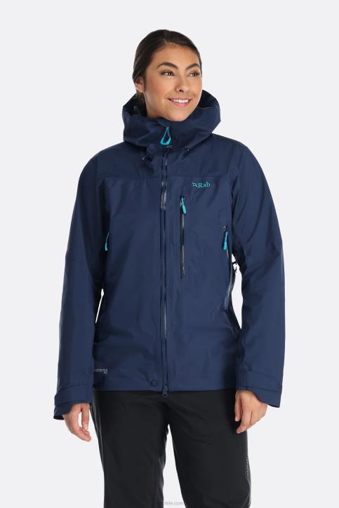 Chaqueta Latok Mountain Gore-tex Pro Mujer Rab 0f8j183 Tinta Profunda