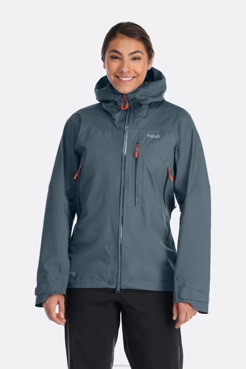 Chaqueta Latok Mountain Gore-tex Pro Mujer Rab 0f8j185 Azul Orión