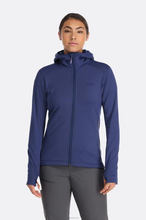 Sudadera Con Capucha De Aparición Mujer Rab 0f8j329 Patriota Azul