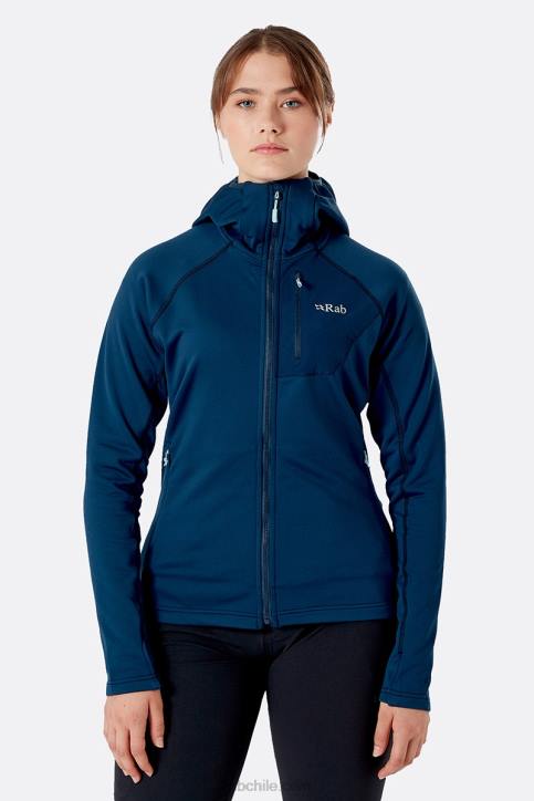 Superflujo Con Capucha Mujer Rab 0f8j312 Tinta Profunda