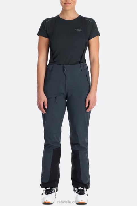 Pantalón Softshell Khroma Ascender Mujer Rab 0f8j414 ébano