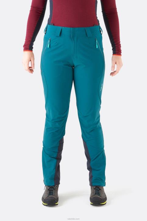 Ascender Como Pantalones Softshell De Escalada Mujer Rab 0f8j432 Verde Sagano