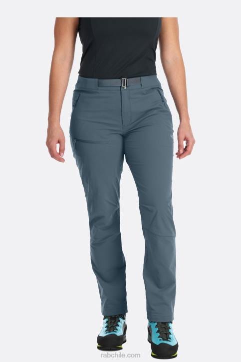 Inclinado Como Pantalones Softshell Mujer Rab 0f8j408 Azul Orión