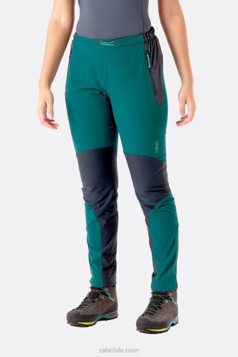 Pantalones De Torsión Mujer Rab 0f8j447 Verde Sagano